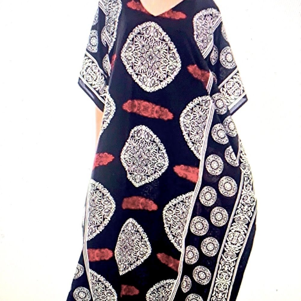 HOST PICK  Kaftan beachwear swim cover up